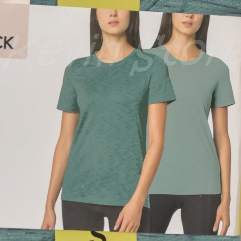 Mondetta Ladies' 2-Pack Crewneck Short Sleeve Tees - Picture 1 of 4